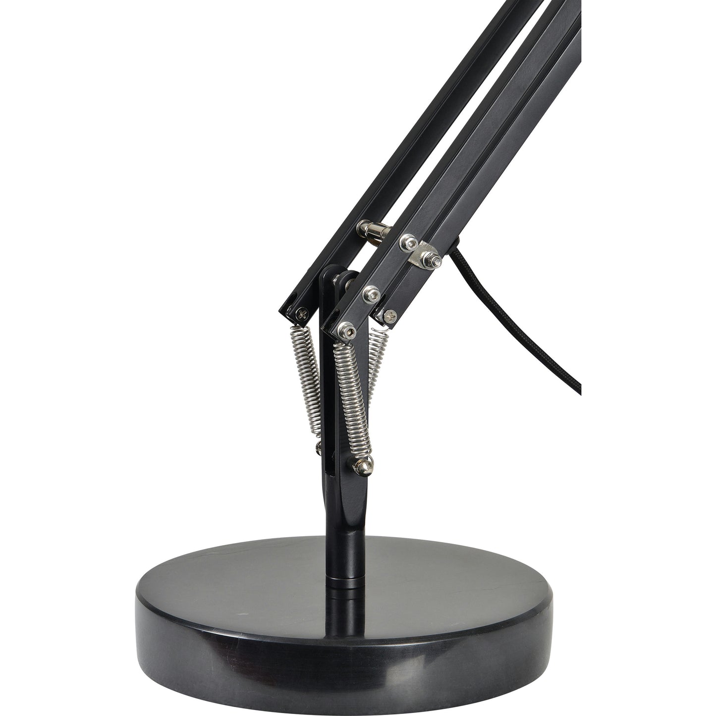 Jamie Matte Black Iron, Steel Table Lamp