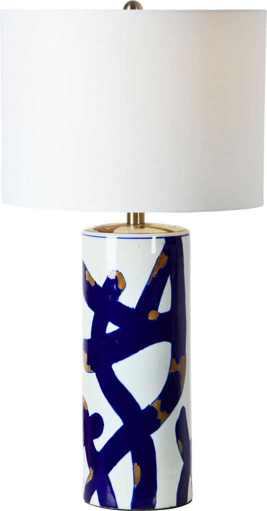 Cobalt Table Lamp 26X14X14