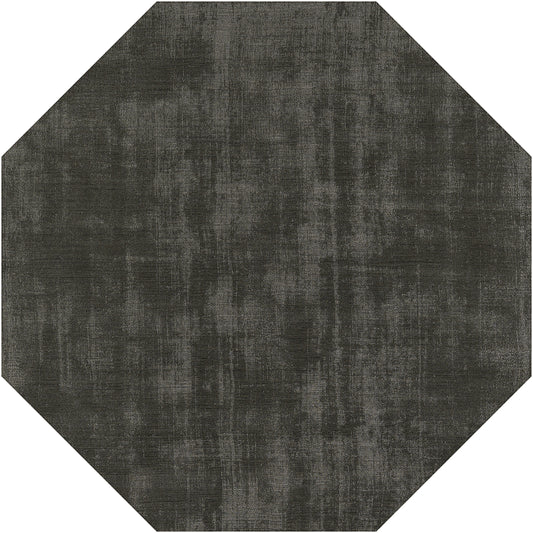 Laramie LR100 Charcoal 4' x 4' Octagon Rug