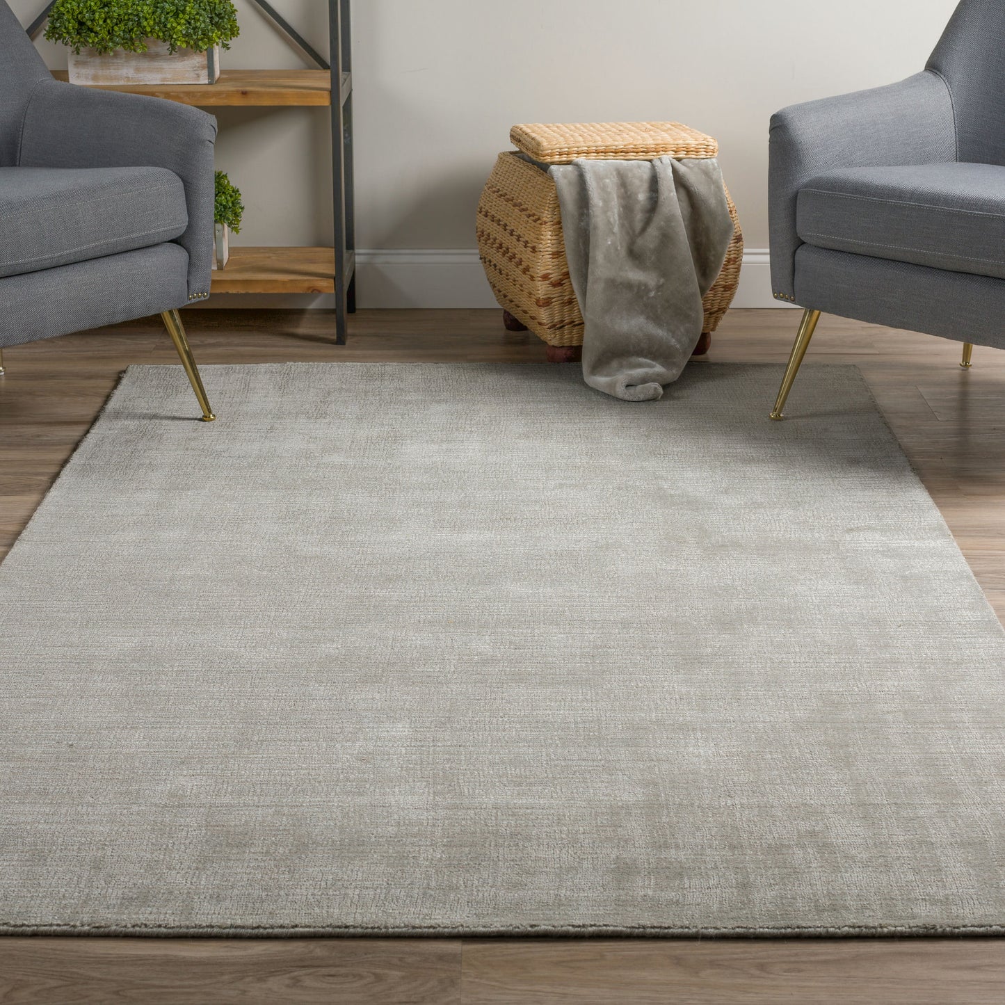 Laramie LR100 Silver 10' x 14' Rug