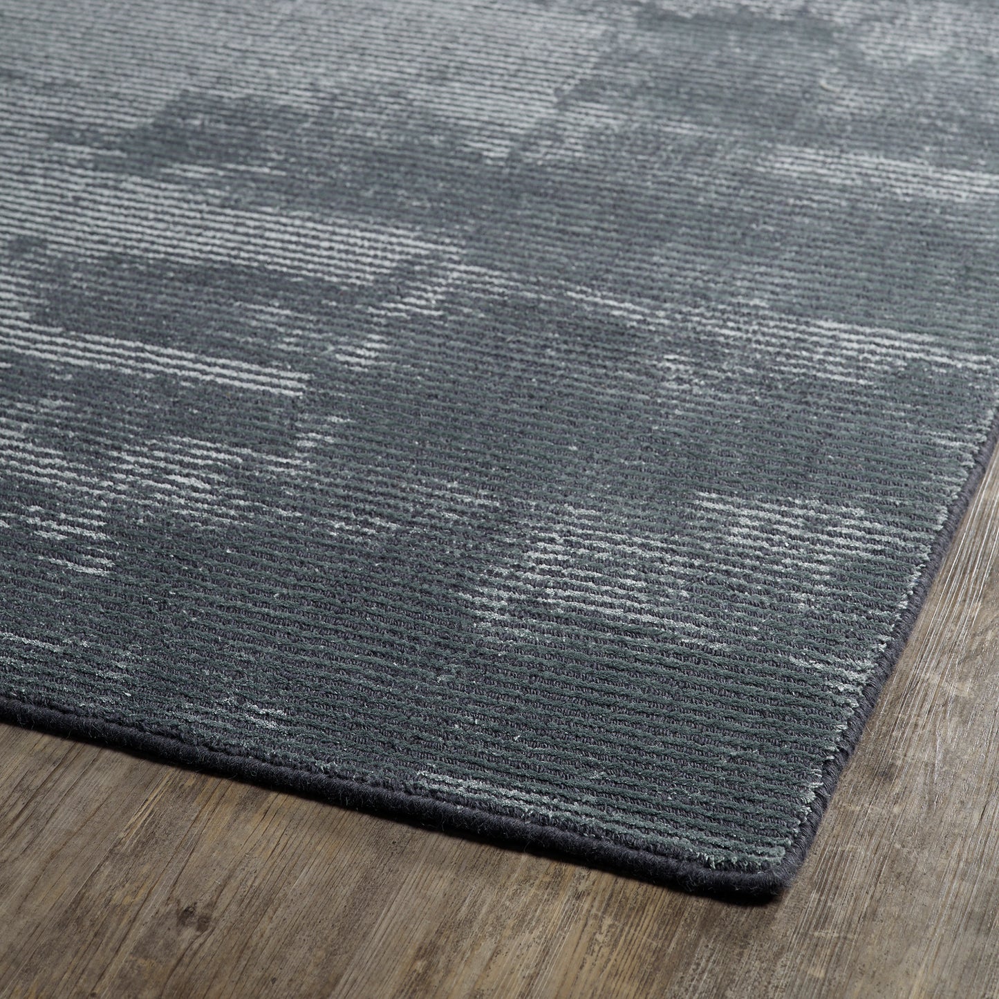 Kaleen Luminary Collection Dark Carbon Throw Rug 2' x 3'