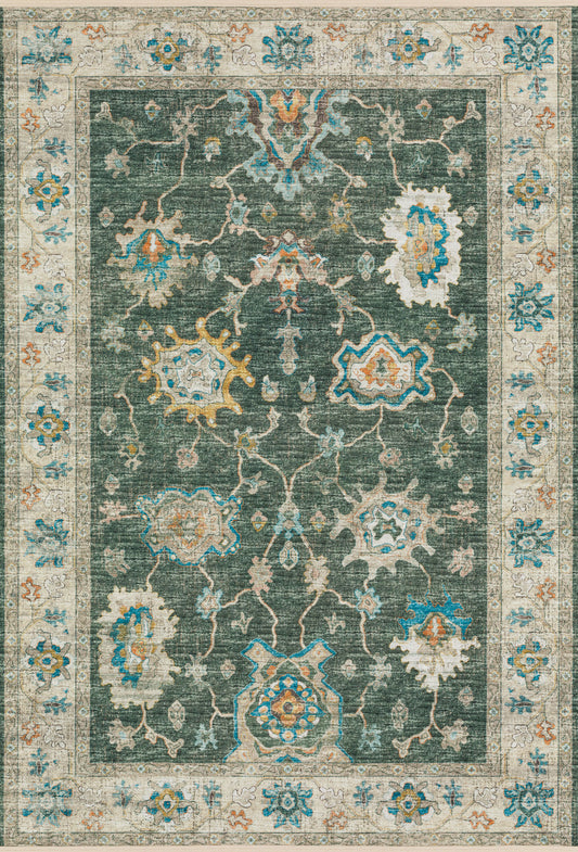 Indoor/Outdoor Marbella MB1 Indigo Washable 10' x 14' Rug