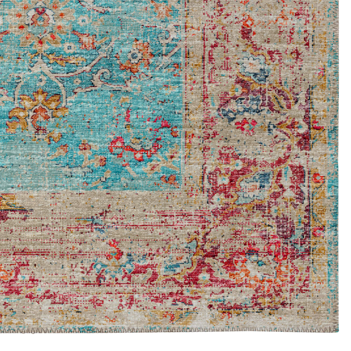 Indoor/Outdoor Marbella MB2 Mediterranean Washable 8' x 10' Rug