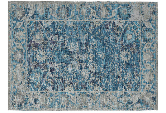 Indoor/Outdoor Marbella MB2 Navy Washable 1'8" x 2'6" Rug