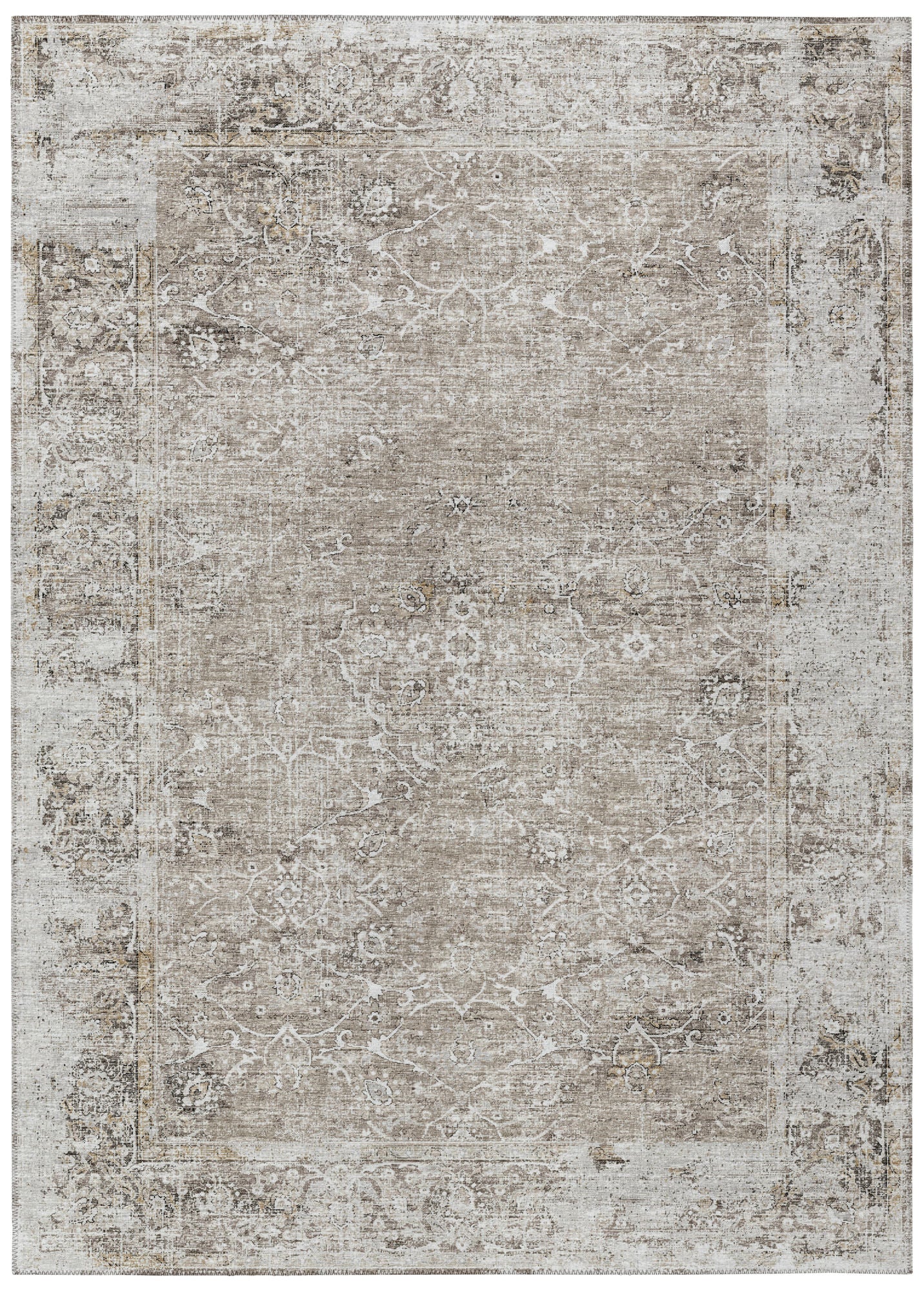 Indoor/Outdoor Marbella MB2 Taupe Washable 5' x 7'6" Rug