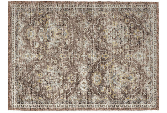 Indoor/Outdoor Marbella MB4 Mocha Washable 1'8" x 2'6" Rug