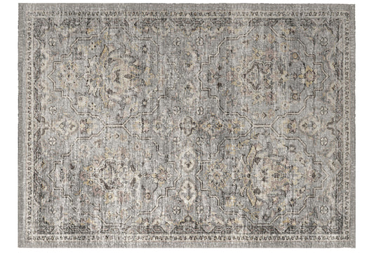 Indoor/Outdoor Marbella MB4 Silver Washable 1'8" x 2'6" Rug