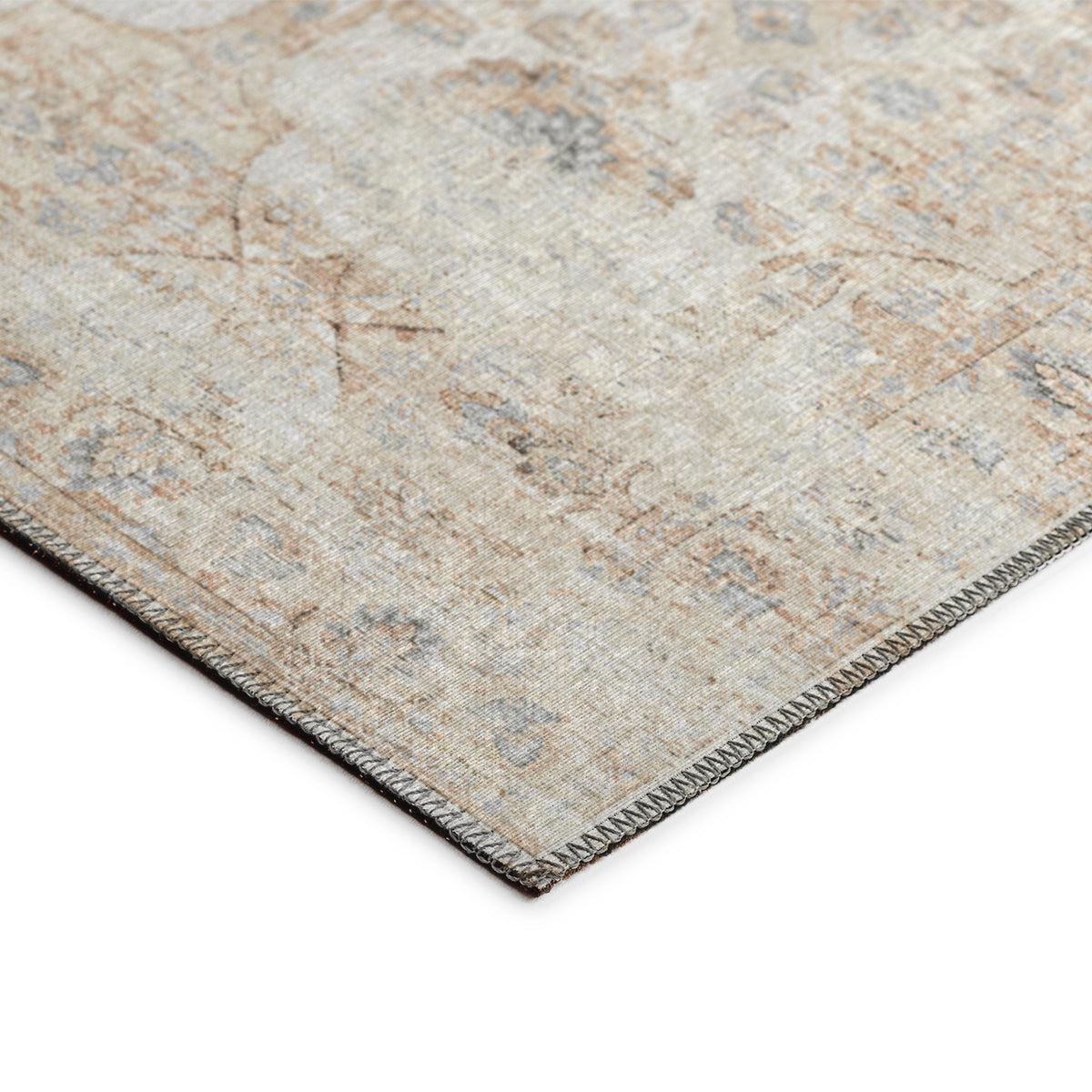Indoor/Outdoor Marbella MB5 Ivory Washable 2'3" x 10' Runner Rug