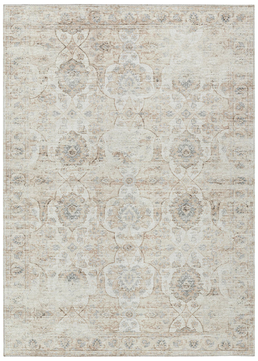 Indoor/Outdoor Marbella MB5 Ivory Washable 8' x 10' Rug