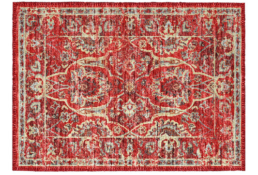 Indoor/Outdoor Marbella MB5 Poppy Washable 1'8" x 2'6" Rug