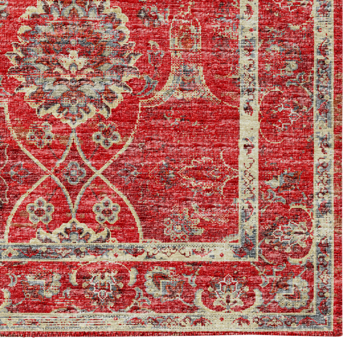 Indoor/Outdoor Marbella MB5 Poppy Washable 3' x 5' Rug