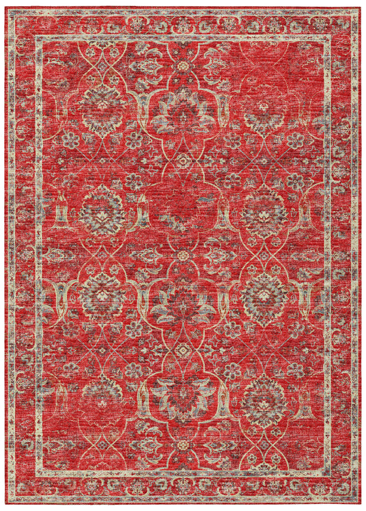 Indoor/Outdoor Marbella MB5 Poppy Washable 5' x 7'6" Rug
