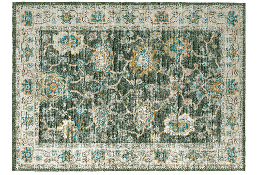 Indoor/Outdoor Marbella MB6 Olive Washable 1'8" x 2'6" Rug