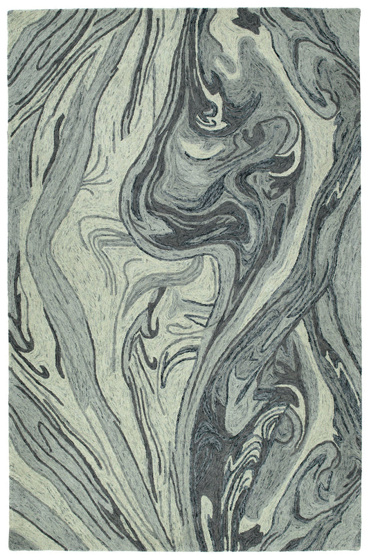 Kaleen Marble Collection Light Grey Area Rug 8' x 11'