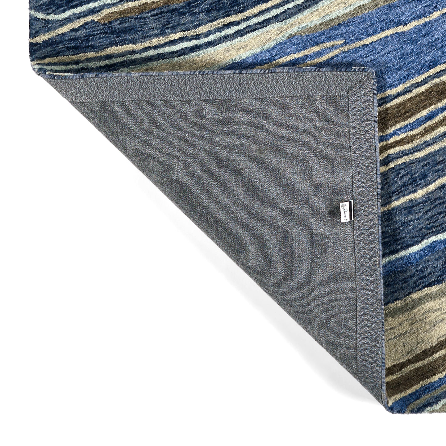 Kaleen Marble Collection Dark Blue Area Rug 9'6" x 13'