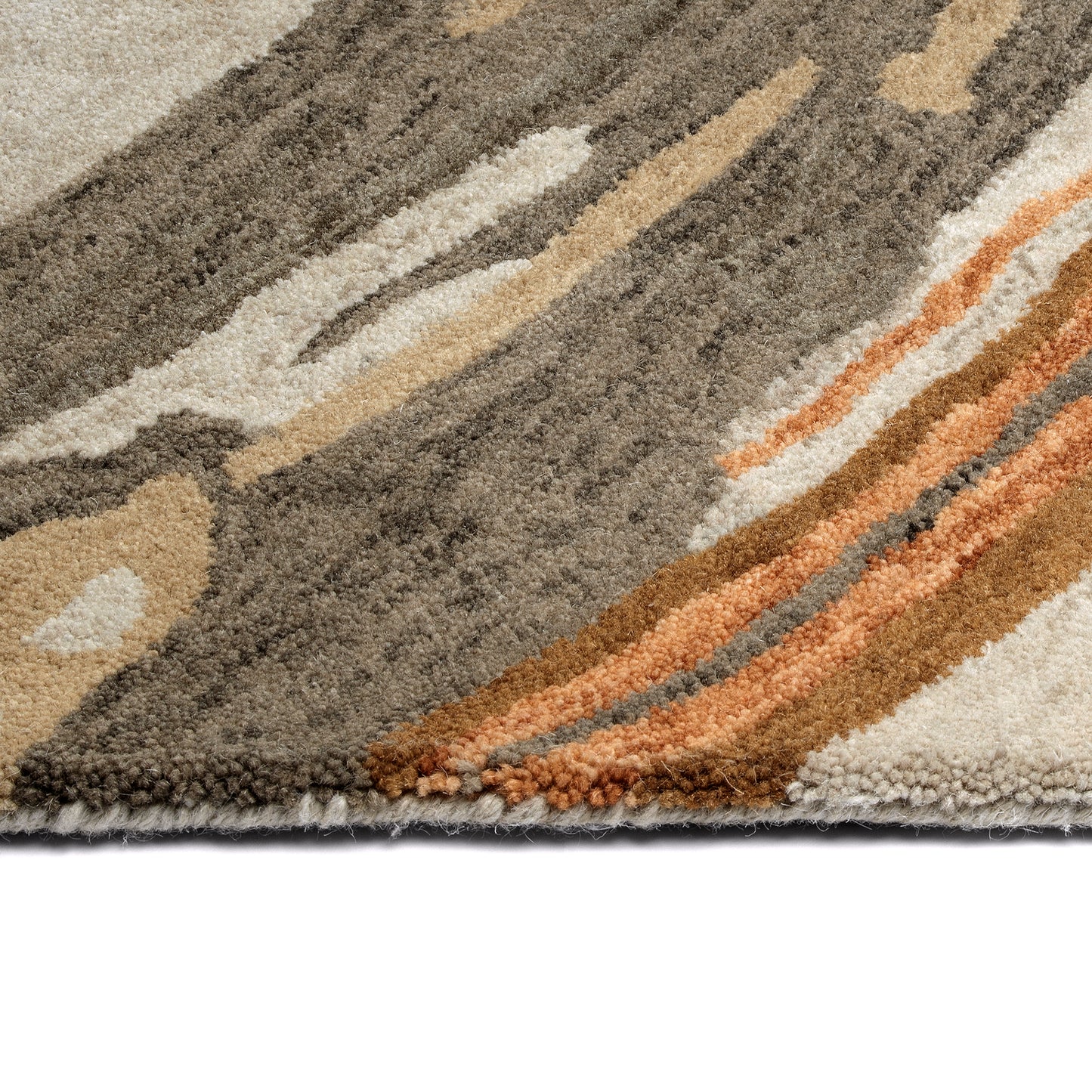 Kaleen Marble Collection Multi Salmon Throw Rug 2' x 3'