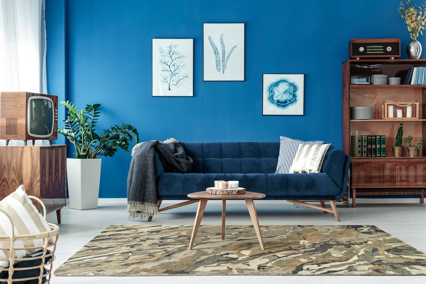 Kaleen Marble Collection Light Sage Area Rug 3'6" x 5'6"