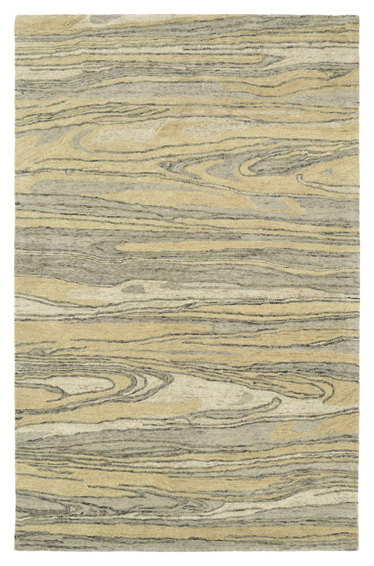 Kaleen Marble Collection Sand Gray Area Rug 5' x 7'9"