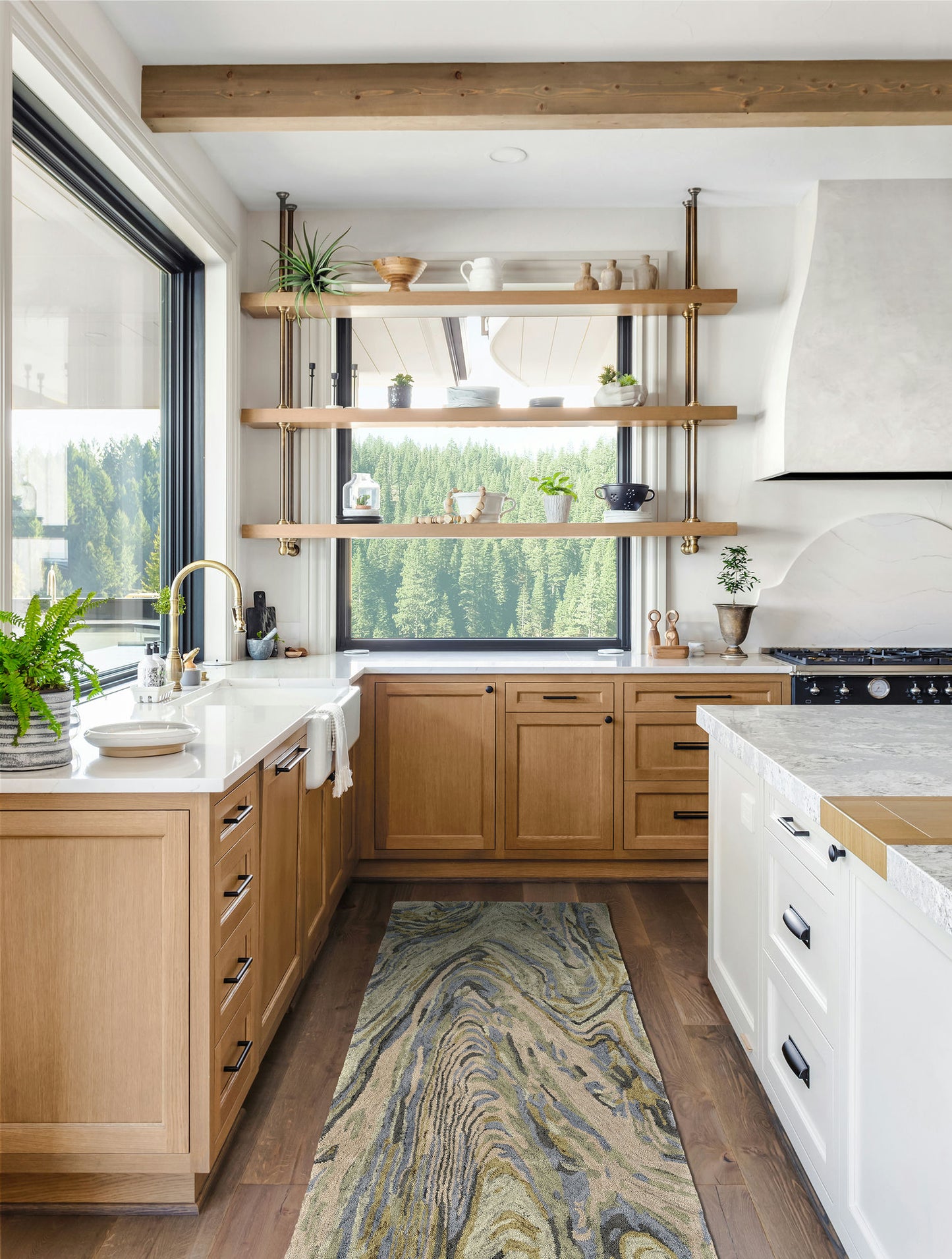 Kaleen Marble Collection Sage Sand Area Rug 9'6" x 13'