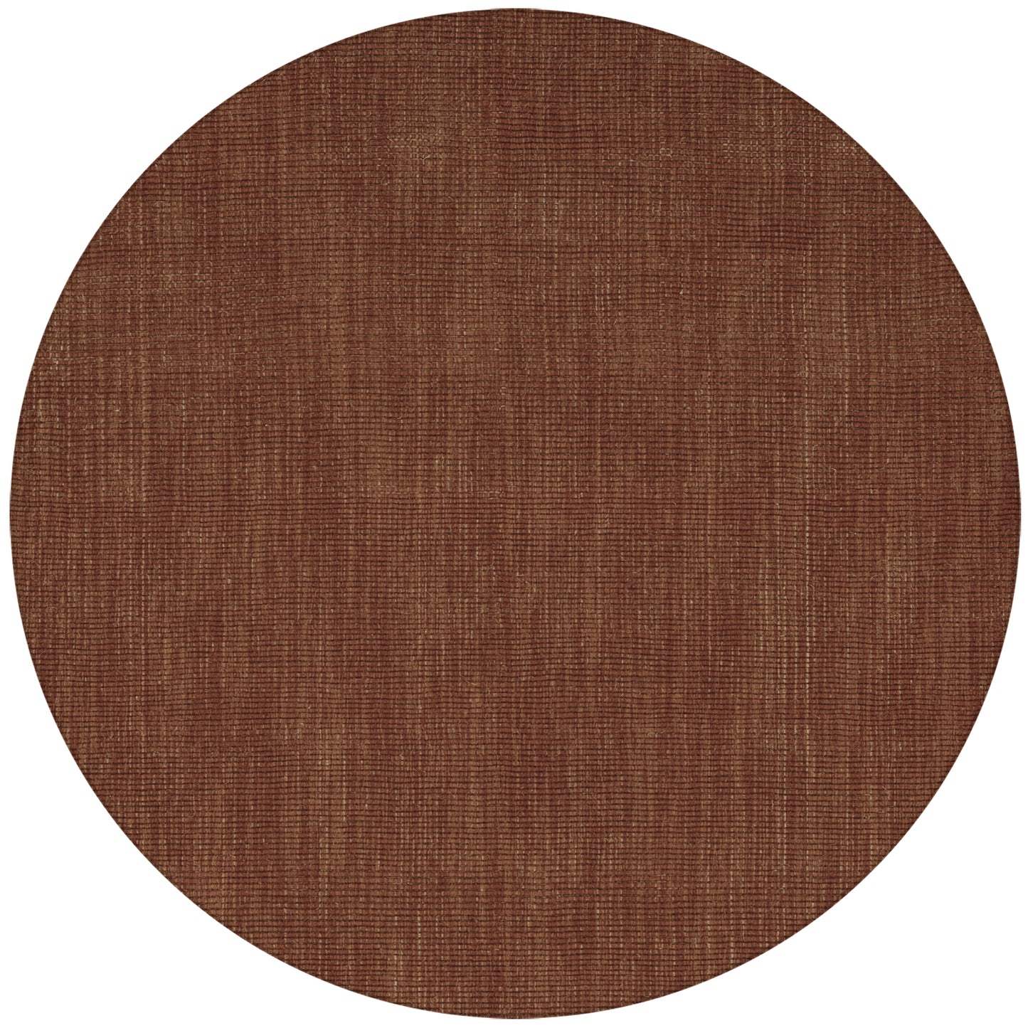 Monaco Sisal MC100 Paprika 4' x 4' Round Rug