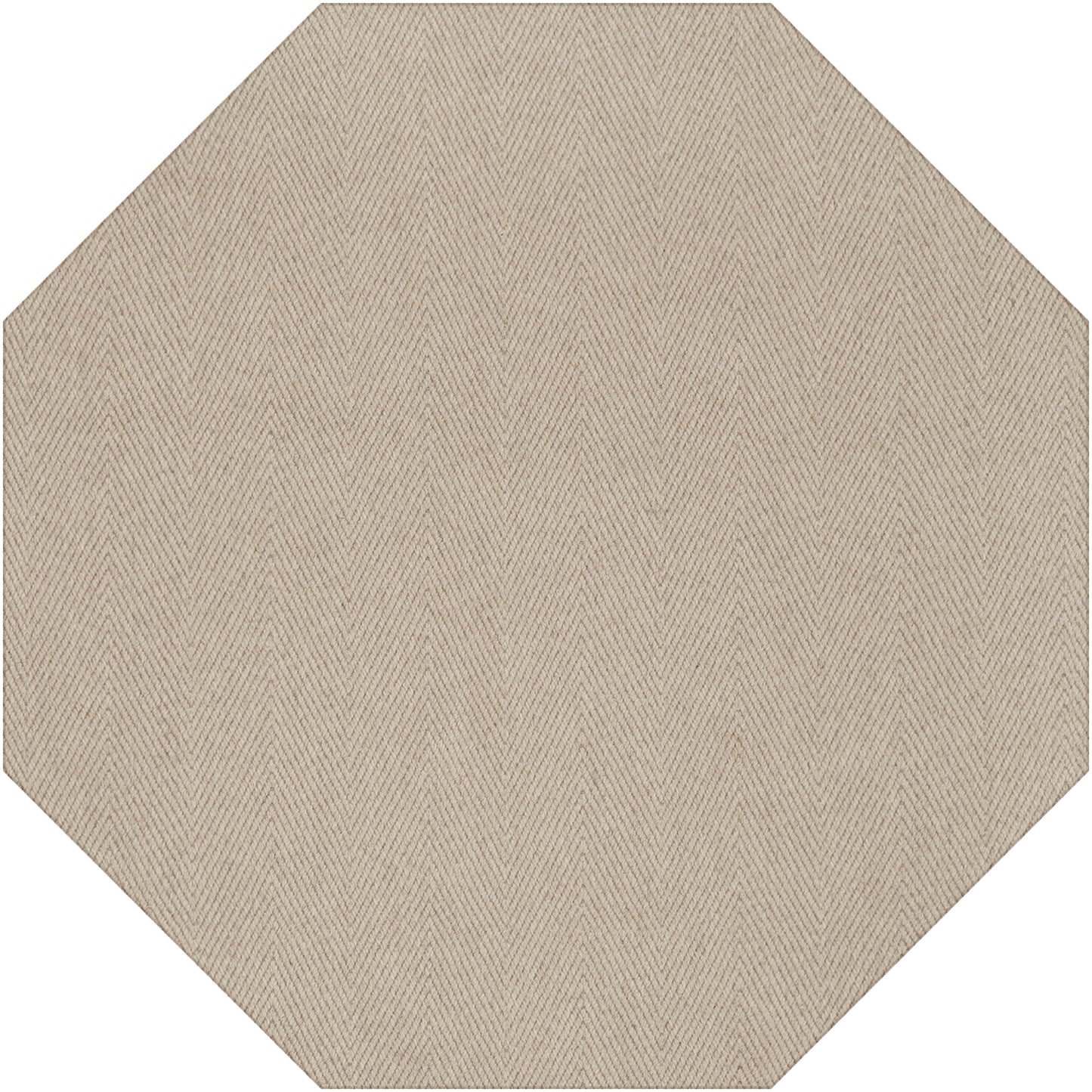 Monaco Sisal MC200 Linen 6' x 6' Octagon Rug