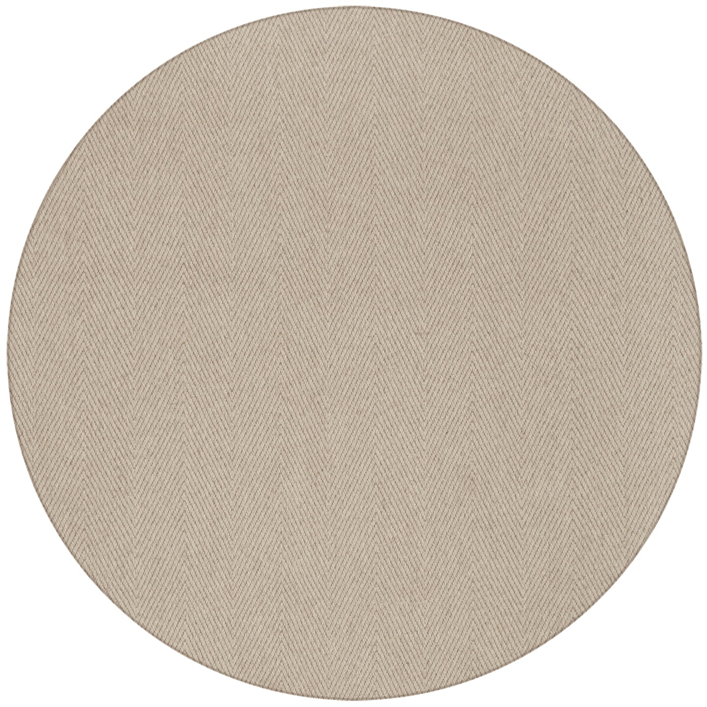 Monaco Sisal MC200 Linen 8' x 8' Round Rug