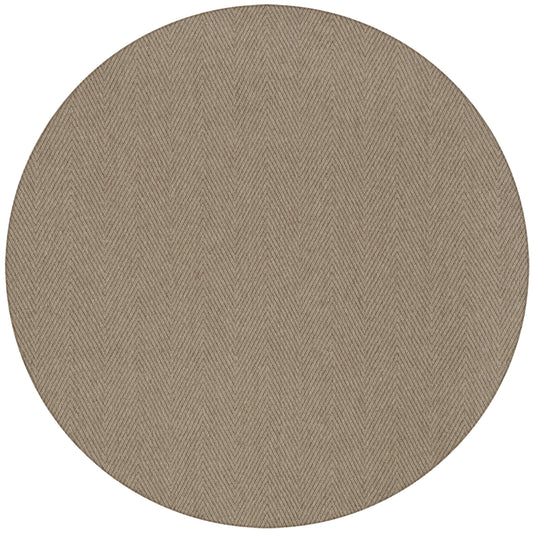Monaco Sisal MC200 Putty 6' x 6' Round Rug