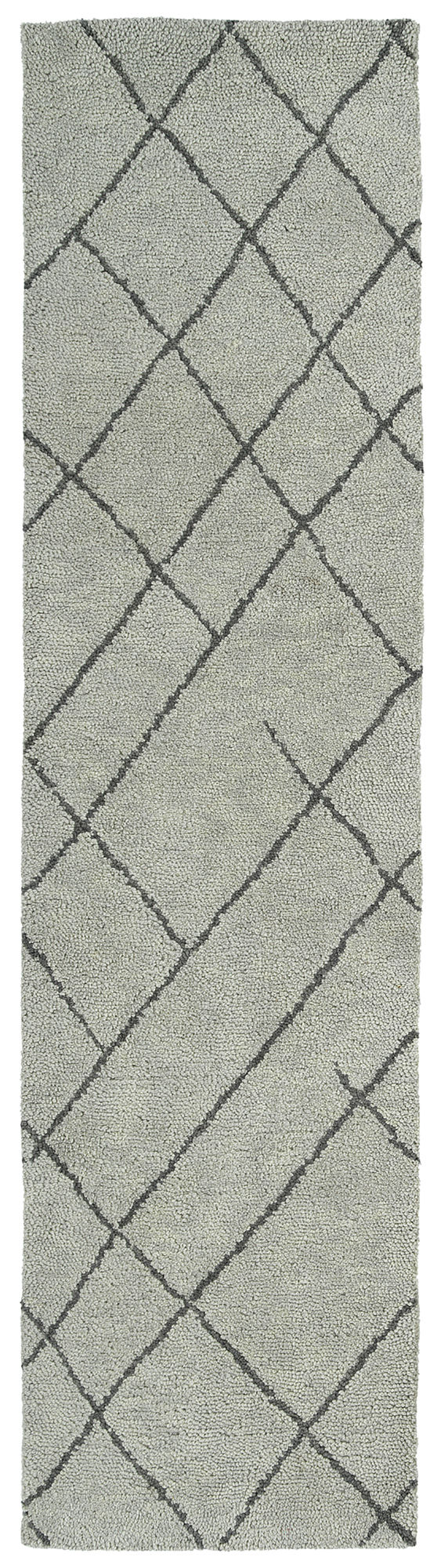 Kaleen Micha Collection Silver Gray Runner 2' x 8'