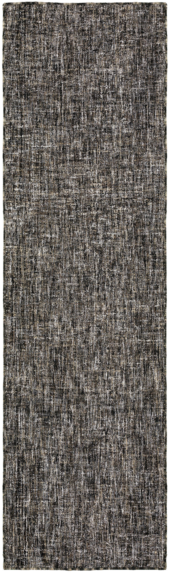 Mateo ME1 Ebony 2'6" x 10' Runner Rug