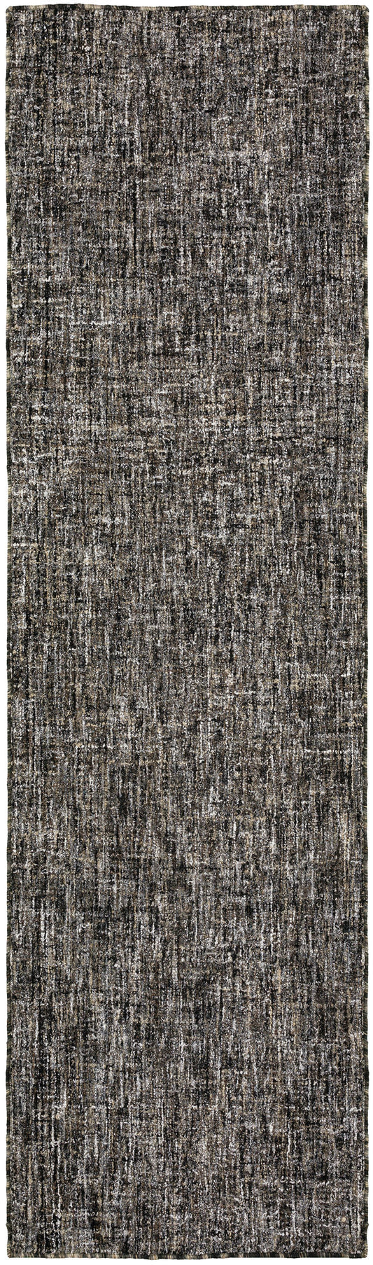 Mateo ME1 Ebony 2'6" x 12' Runner Rug