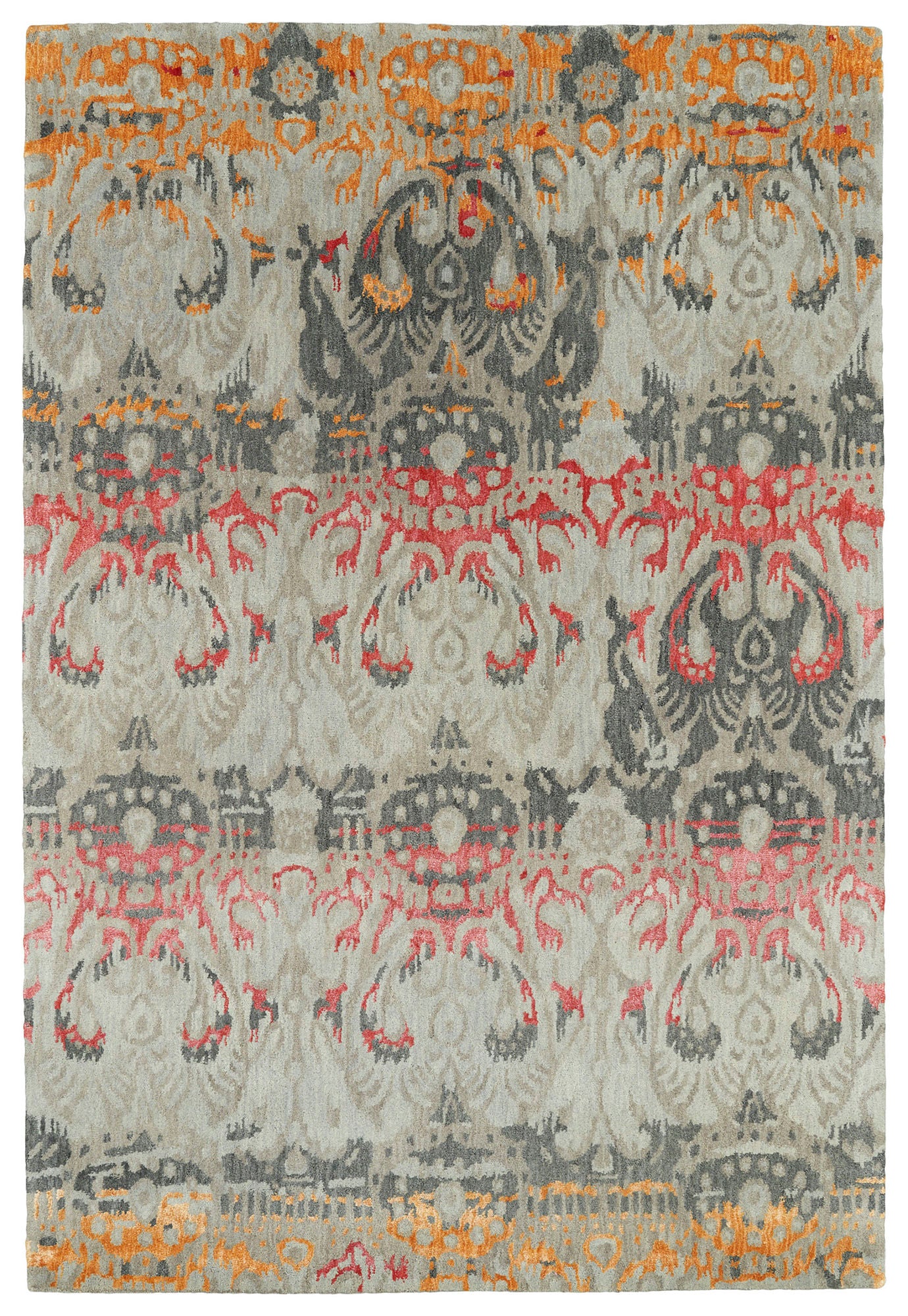 Kaleen Mercery Collection Dark Fire Throw Rug 2' x 3'