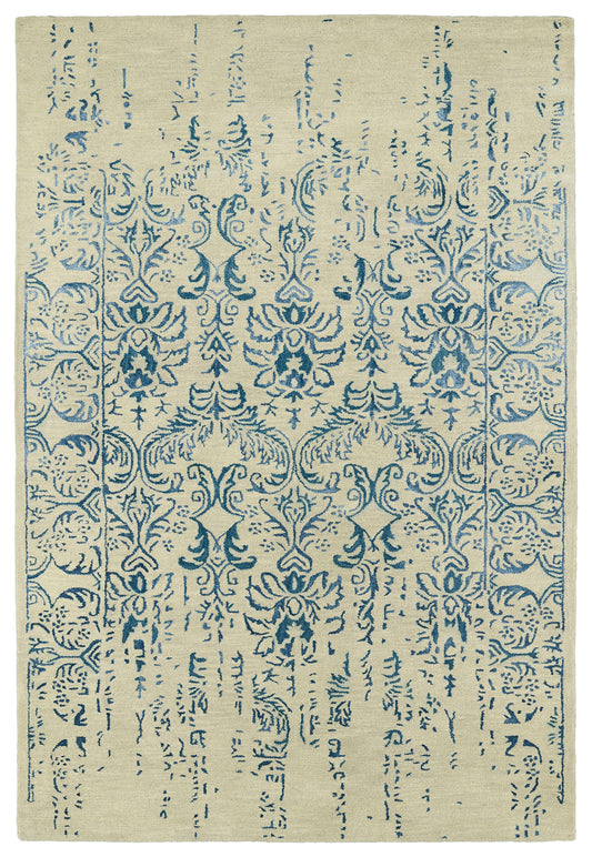 Kaleen Mercery Collection Light Blue Area Rug 8' x 11'