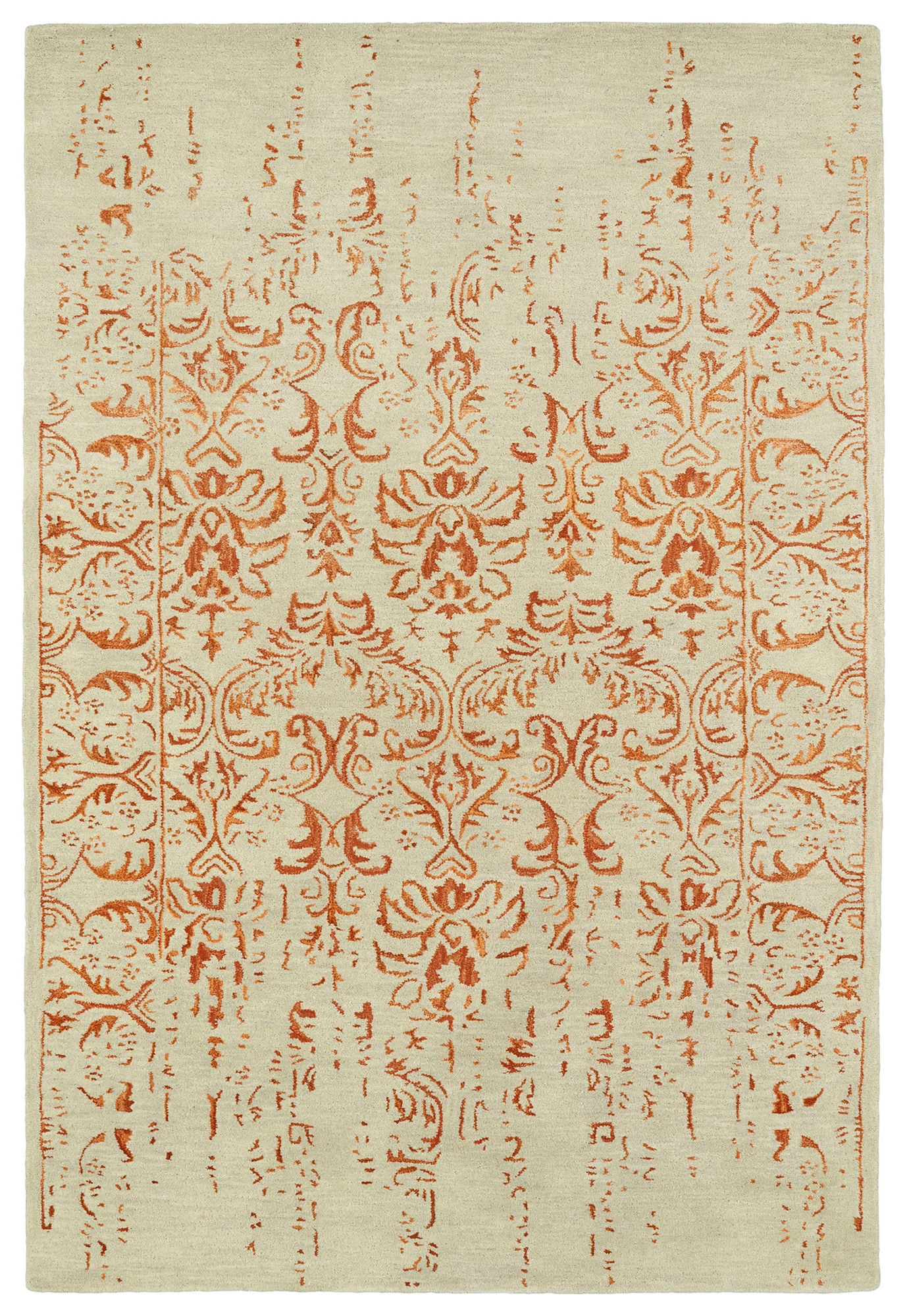Kaleen Mercery Collection Light Paprika Throw Rug 2' x 3'