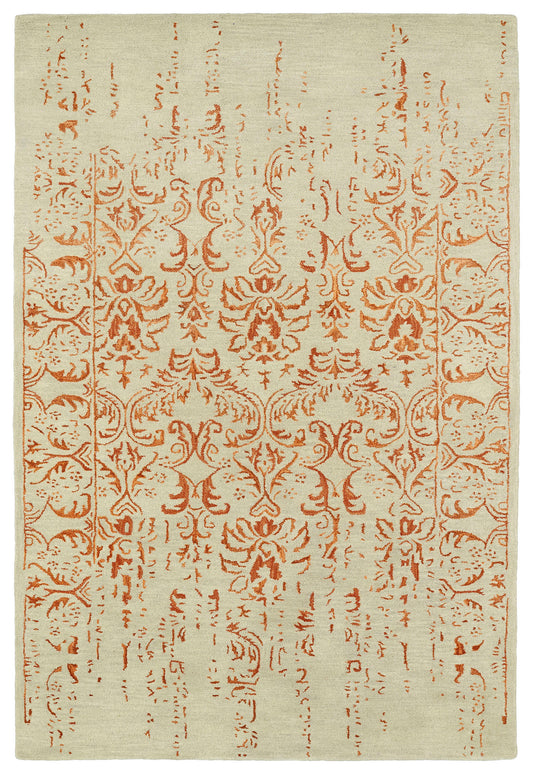 Kaleen Mercery Collection Light Paprika Area Rug 9'6" x 13'