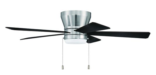 52" Merit Fan in Brushed Polished Nickel