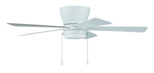 52" Merit Fan in Satin Brass