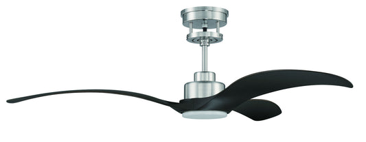 60" Mesmerize Fan in Brushed Polished Nickel