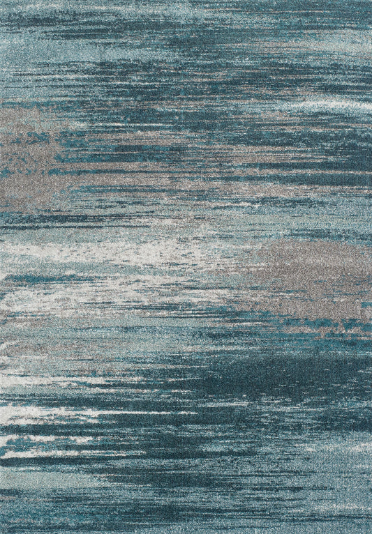 Modern Greys MG5993 Teal 9'6" x 13'2" Rug