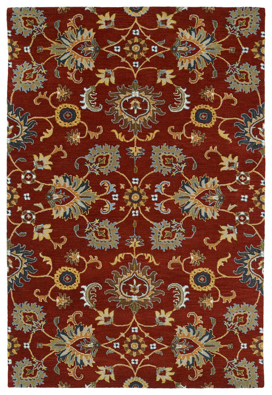 Kaleen Middleton Collection Dark Red Area Rug 9' x 12'