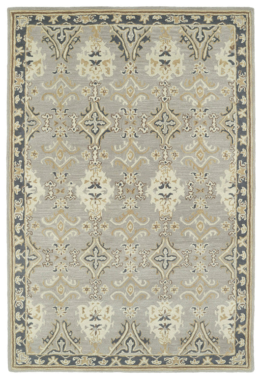 Kaleen Middleton Collection Light Grey Area Rug 9' x 12'