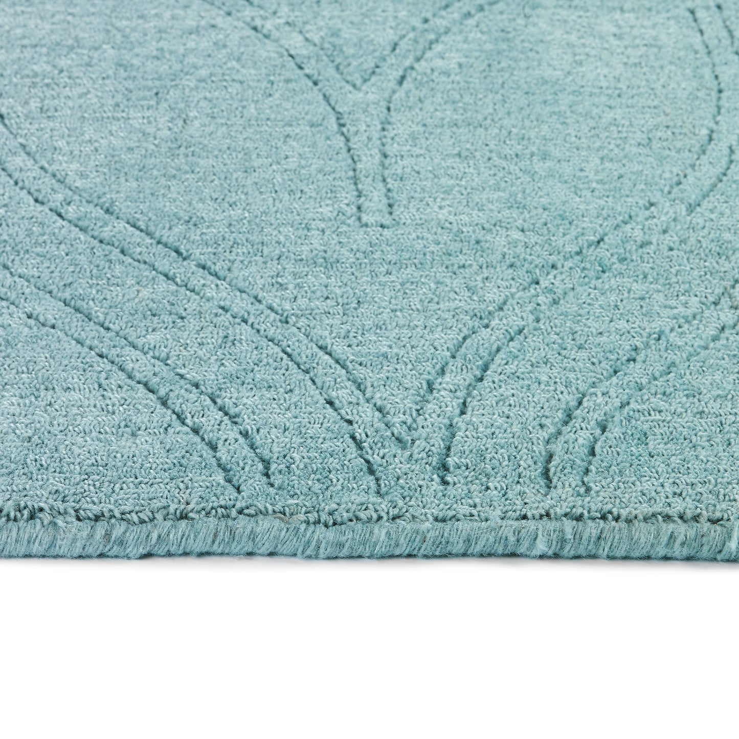 Kaleen Minkah Collection Light Spa Throw Rug 3' x 5'