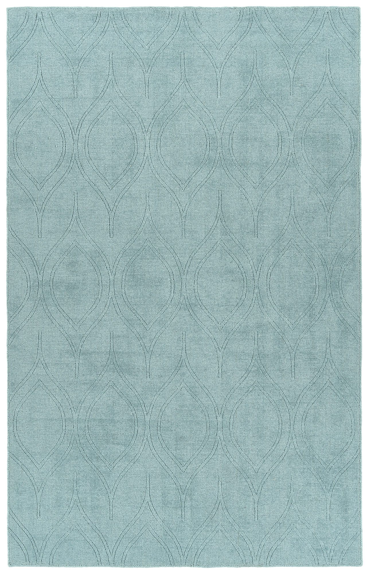 Kaleen Minkah Collection Light Spa Throw Rug 2' x 3'