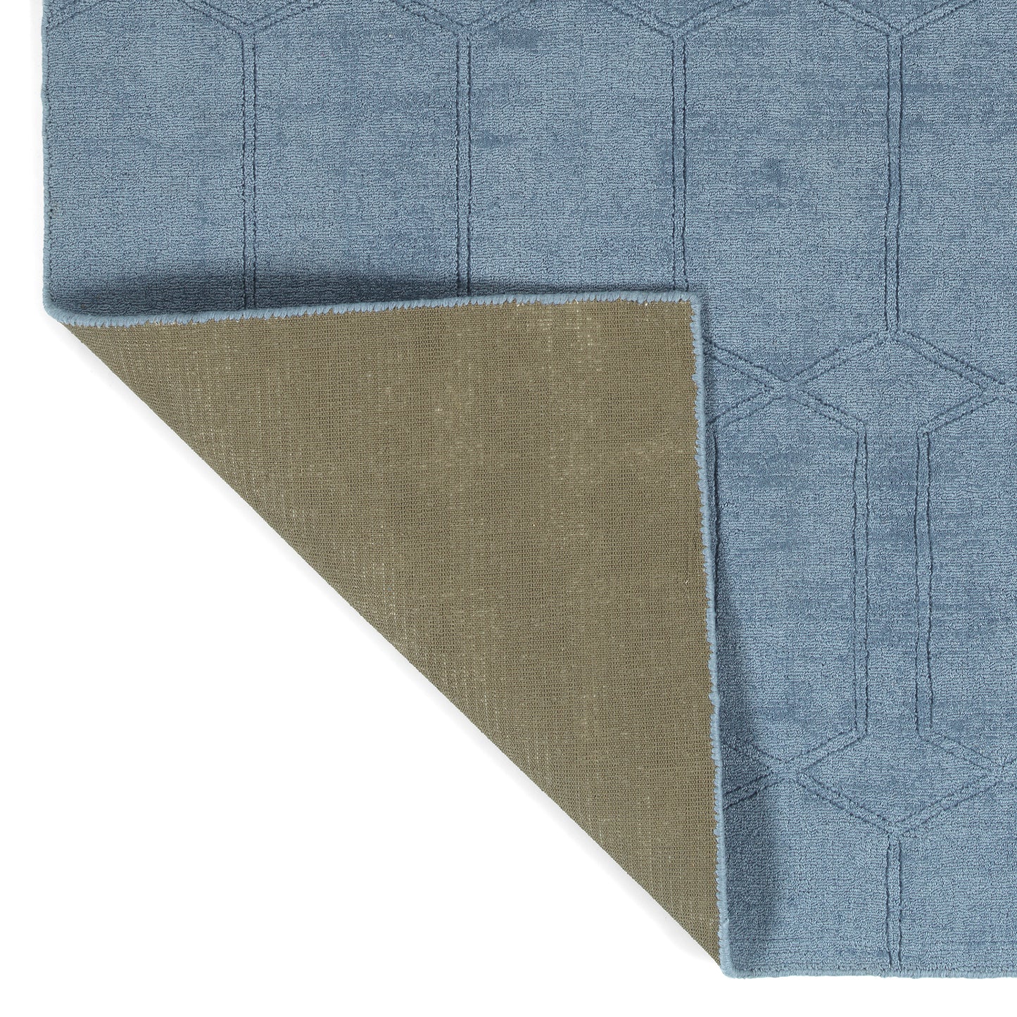 Kaleen Minkah Collection Light Blue Area Rug 7'6" x 9'