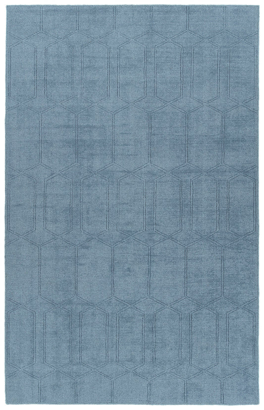 Kaleen Minkah Collection Light Blue Area Rug 9' x 12'