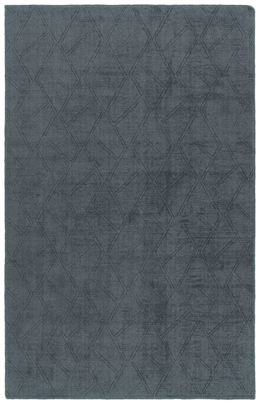 Kaleen Minkah Collection Dark Steel Area Rug 9' x 12'