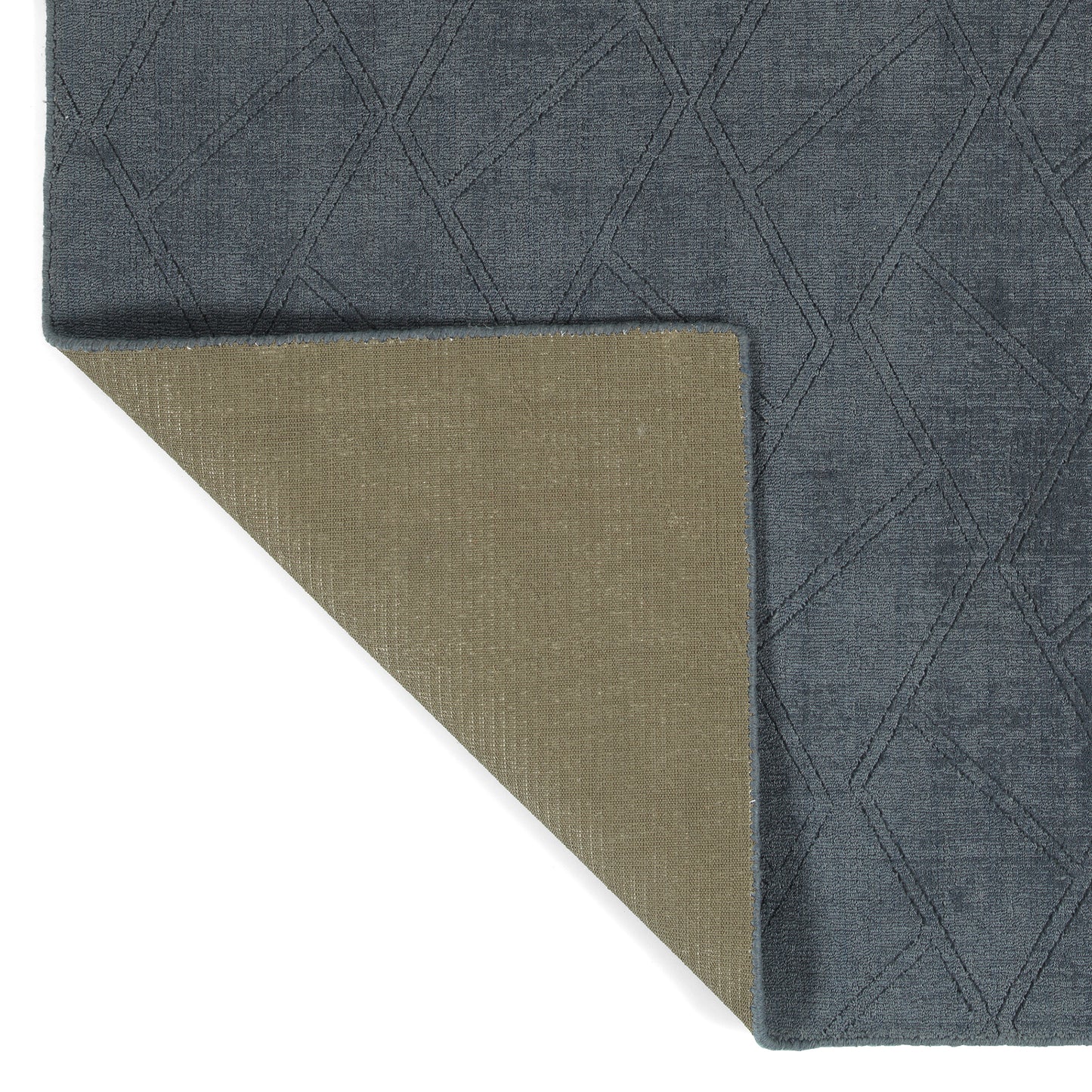 Kaleen Minkah Collection Dark Steel Throw Rug 3' x 5'