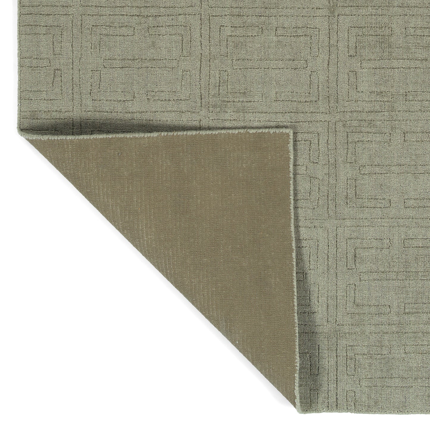 Kaleen Minkah Collection Light Grey Throw Rug 2' x 3'