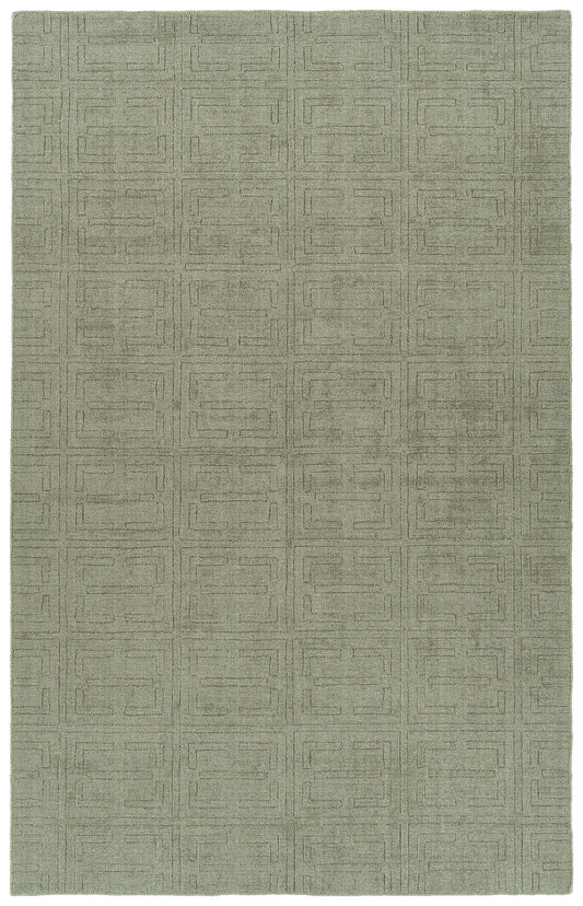Kaleen Minkah Collection Light Grey Area Rug 7'6" x 9'