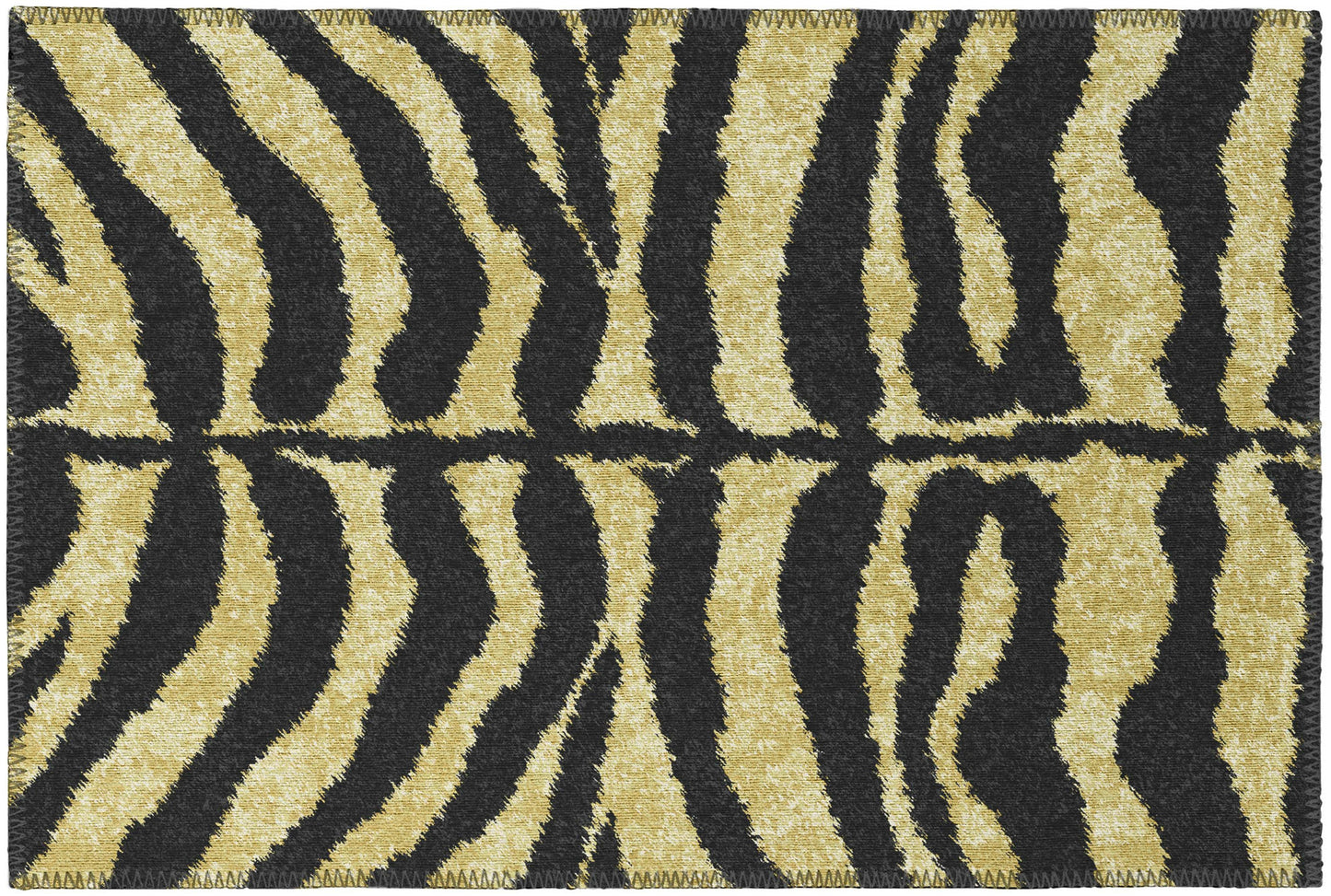 Indoor/Outdoor Mali ML1 Gold Washable 1'8" x 2'6" Rug