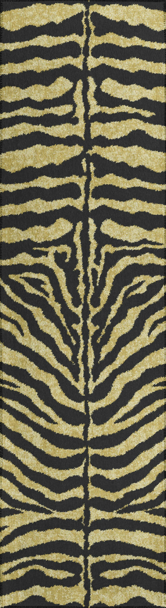 Indoor/Outdoor Mali ML1 Gold Washable 2'3" x 7'6" Runner Rug